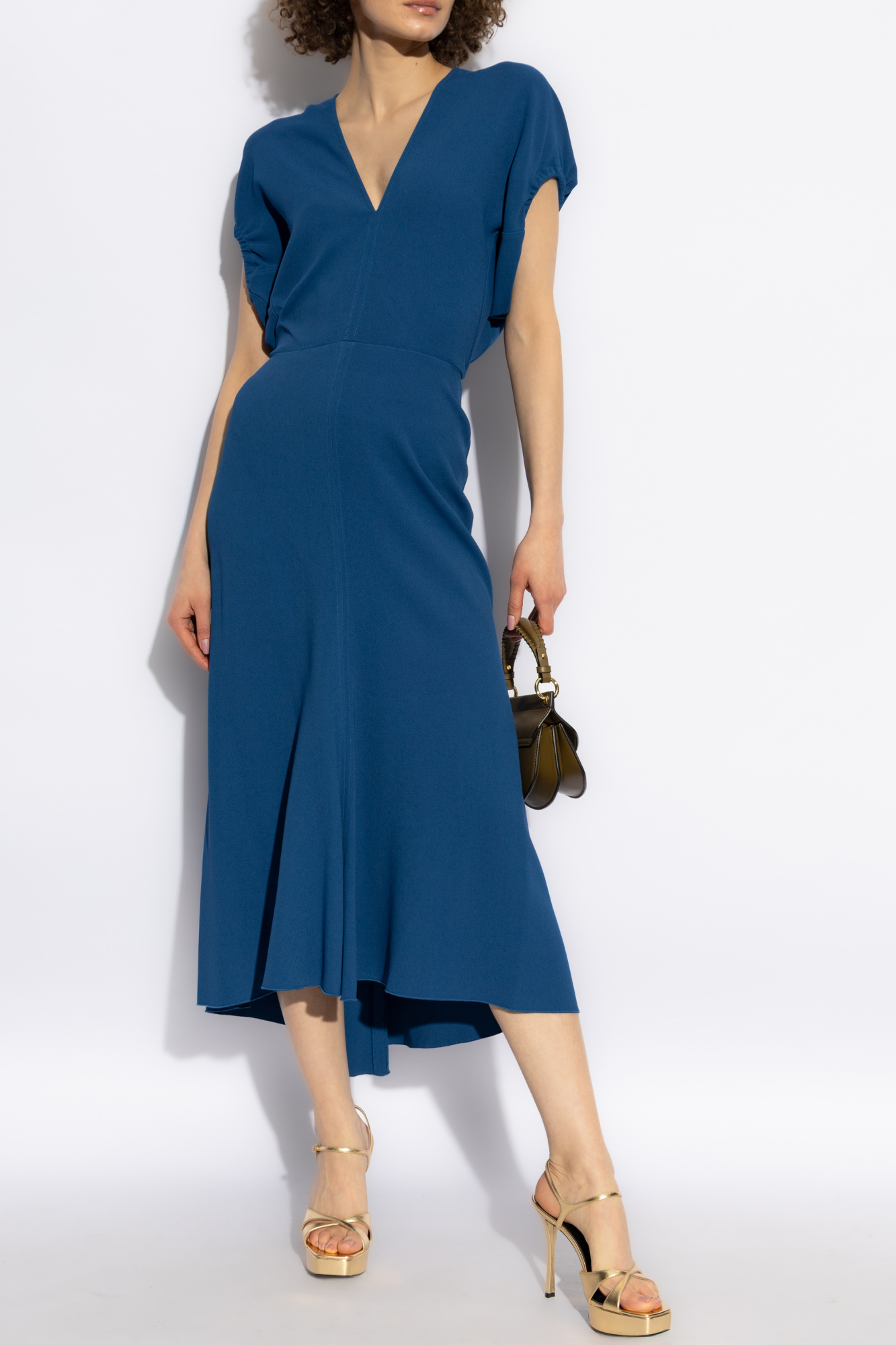 VICTORIA BECKHAM 1225WDR006381A6859 関税送料込 Victoria Beckham Dress with V-neckline | Women's Clothing